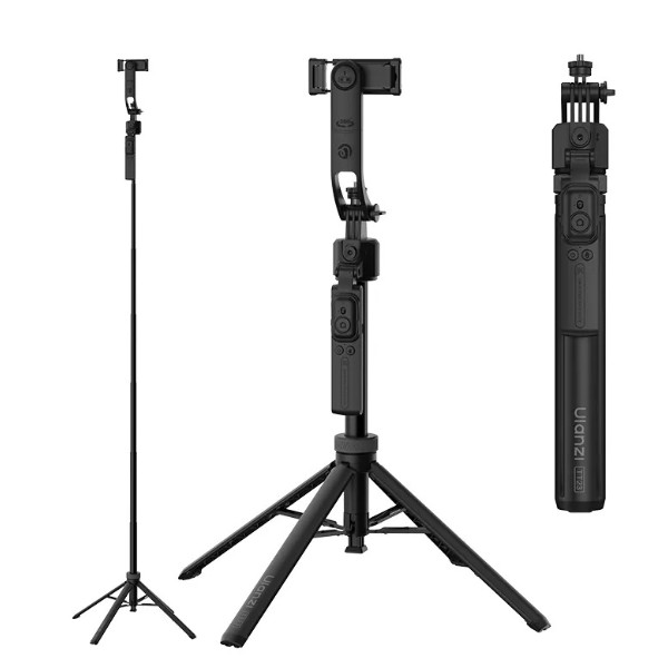 Фото - Штатив Ulanzi TT23 Auto-Tracking Selfie Stick Tripod Black (T168A)